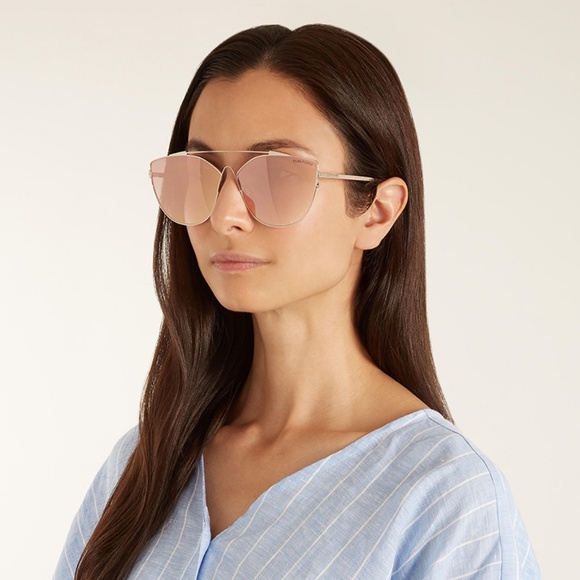 Tom Ford Accessories - Tom Ford Sunglasses Pink Mirrored Gradient Lens